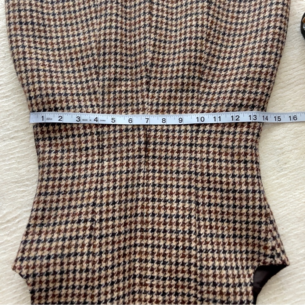 RACIL - Hailey Houndstooth Wool-tweed Mini Dress - Size FR 34 (US 2) - Picture 10 of 10